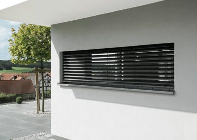 ROMA Raffstoren Objektbild Haus Fenster breit